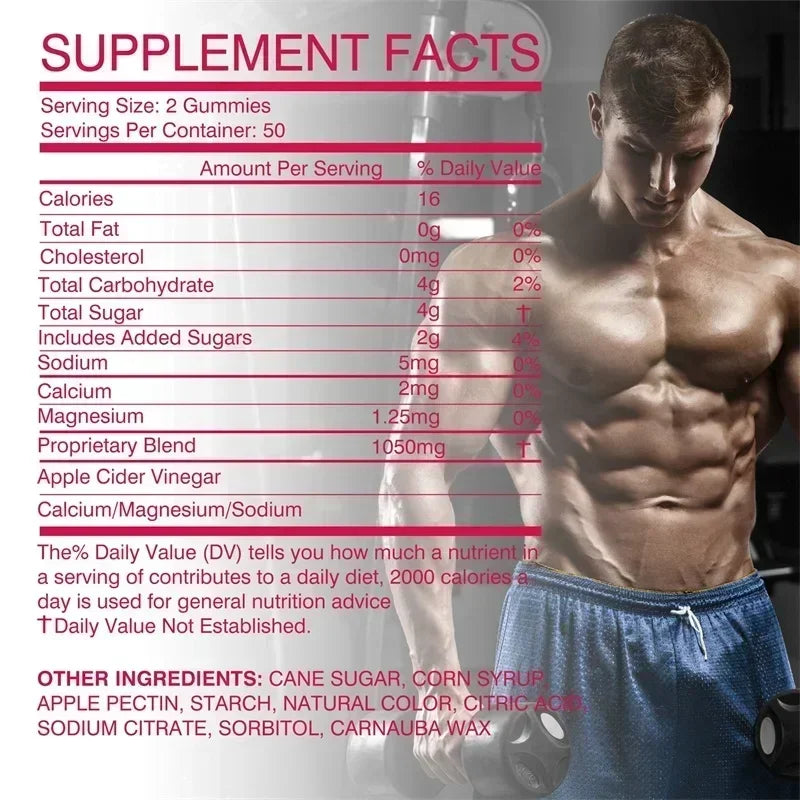 XL Male Gummies for Muscle Growth & Enhanced Performance