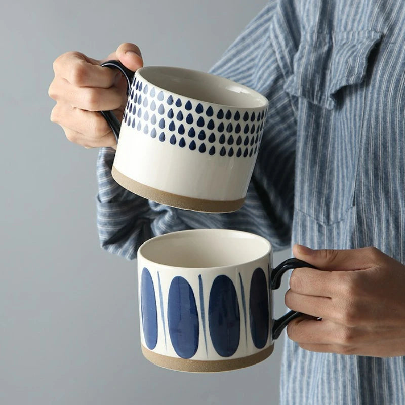 Taza de café de cerámica estilo japonés | Vajilla elegante para todos