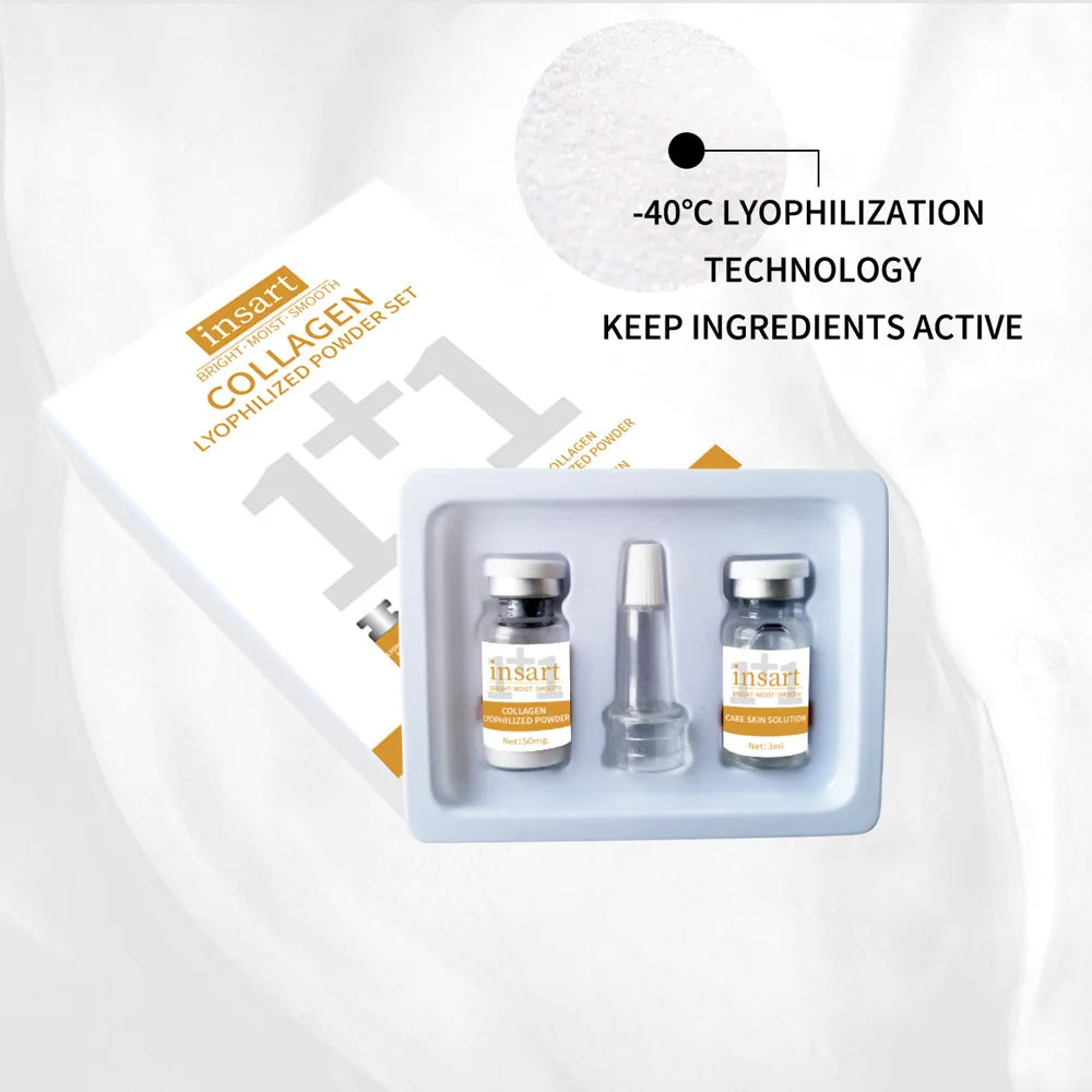 Anti-Aging Collagen Lyophilized Powder Facial Serum | Firming Set