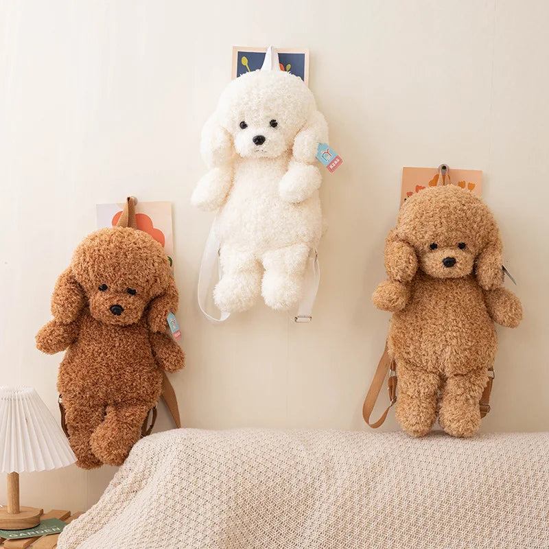 Adorable Plush Teddy Dog Backpacks for Kids | Fun & Functional
