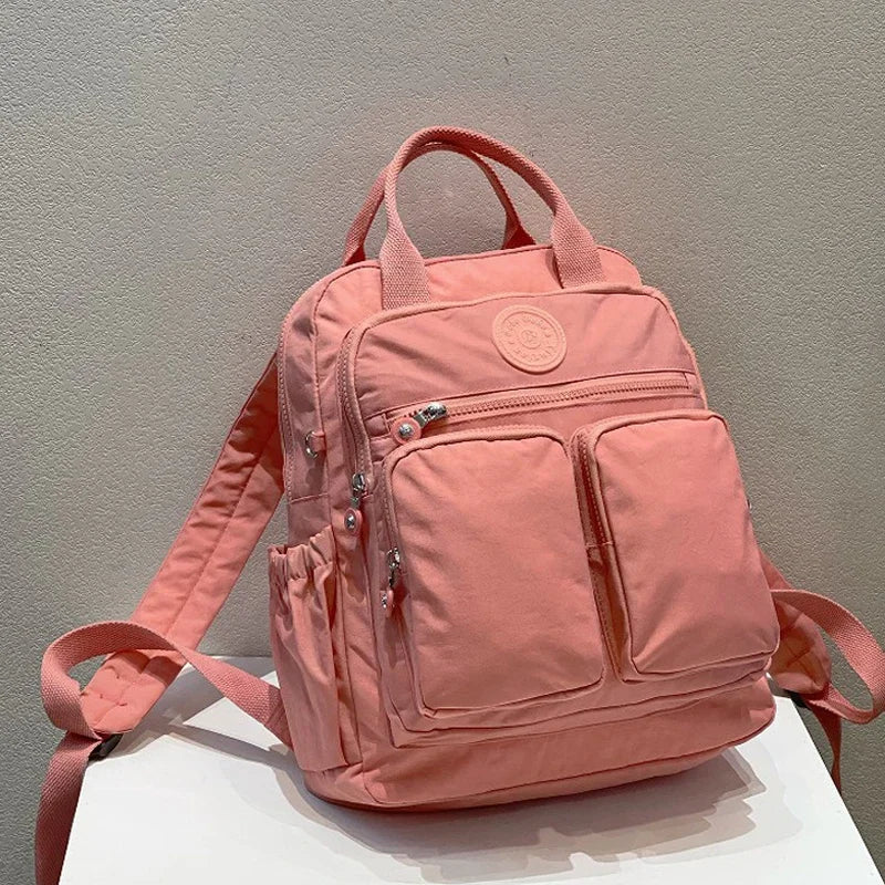Stylish Multi-Pocket Waterproof Backpack for Women | Travel & School