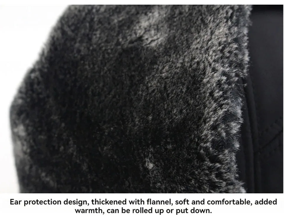 Unisex Thickened Velvet Winter Hat | Warm and Windproof Bomber Cap