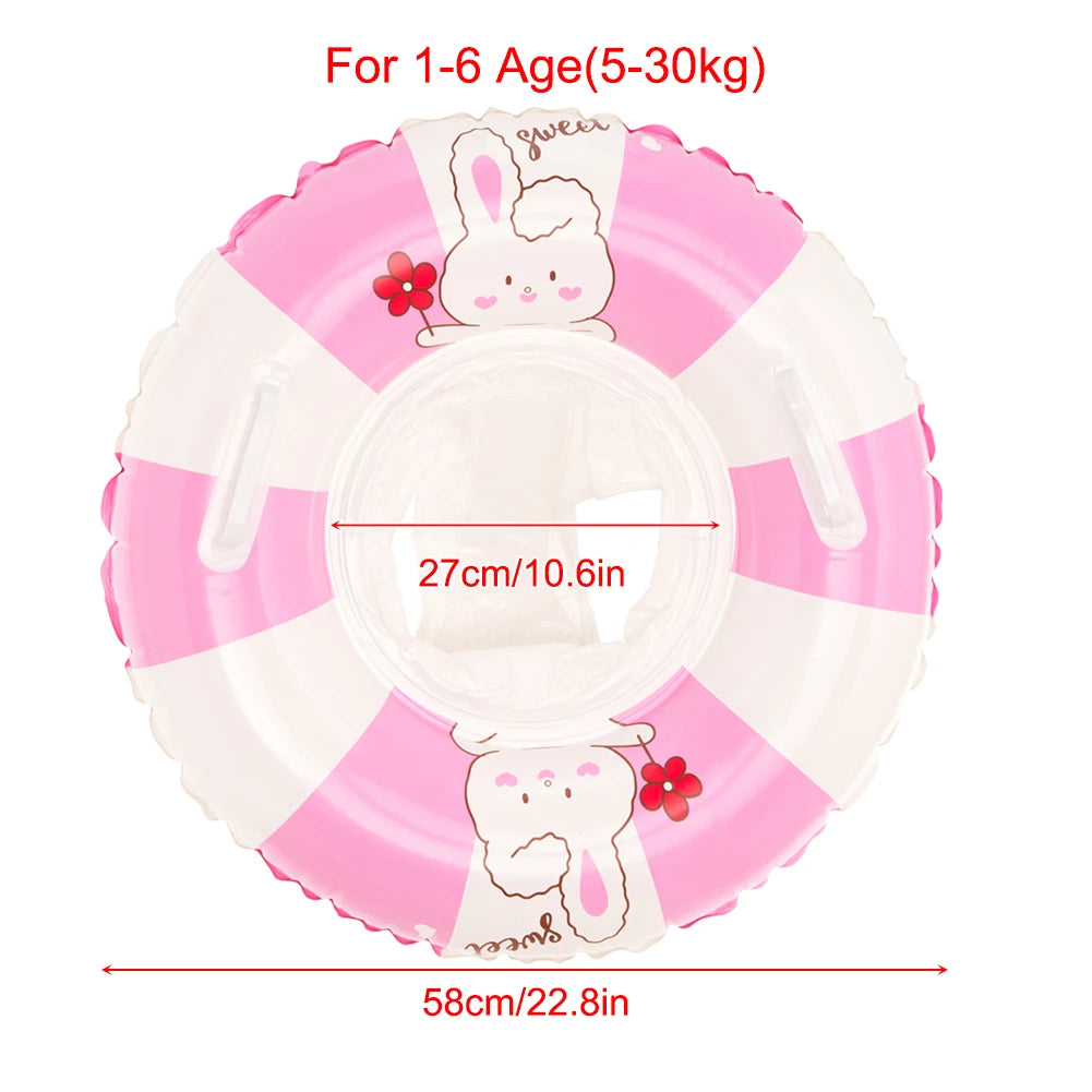 Inflatable Pool Float for Kids | Baby Swim Seat Ring for Water Fun