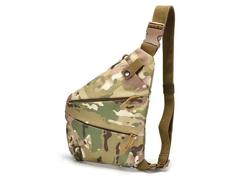 Men's Camouflage Tactical Chest Bag | Waterproof Crossbody Bag