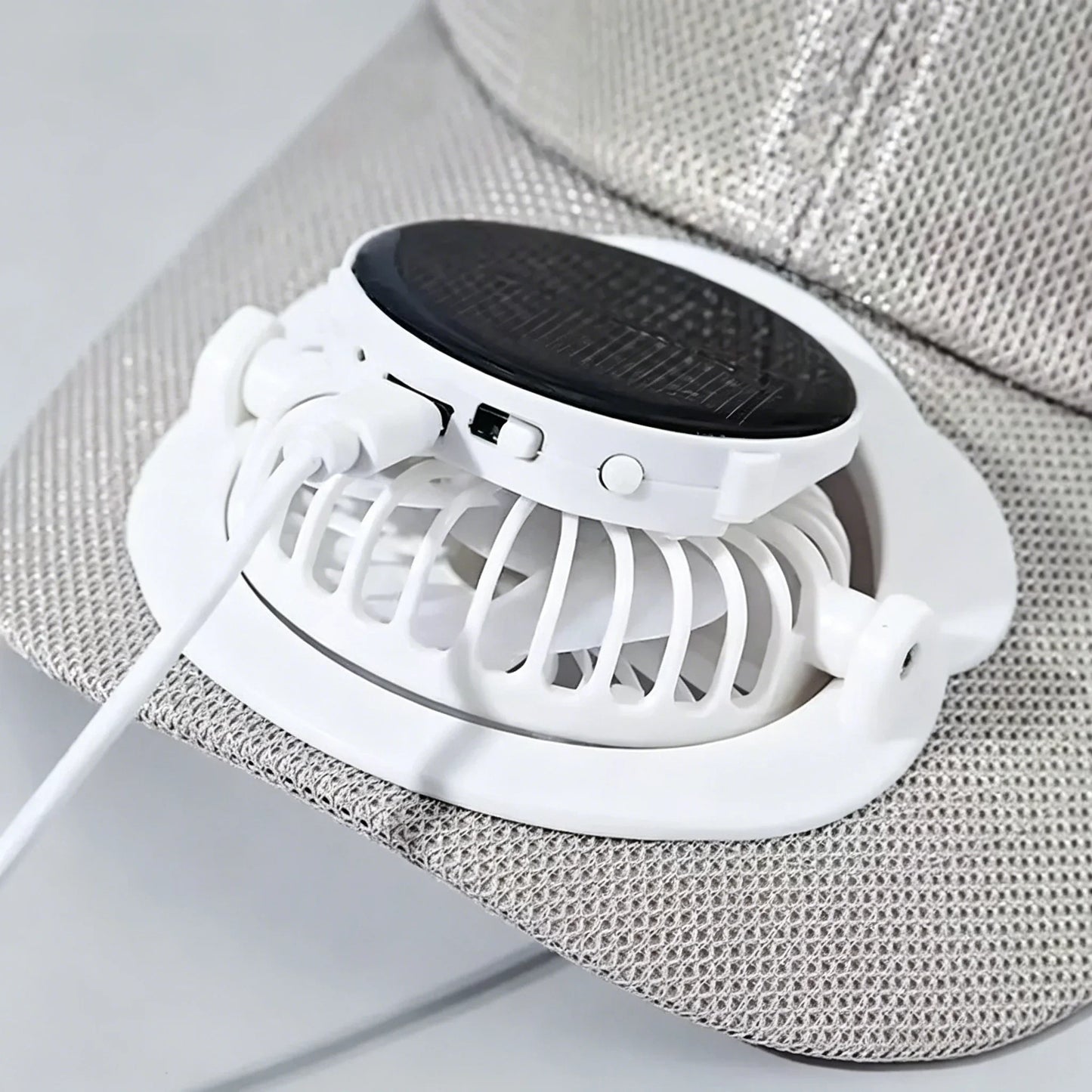 Solar Powered Baseball Cap with Fan | Sun Protection Hat