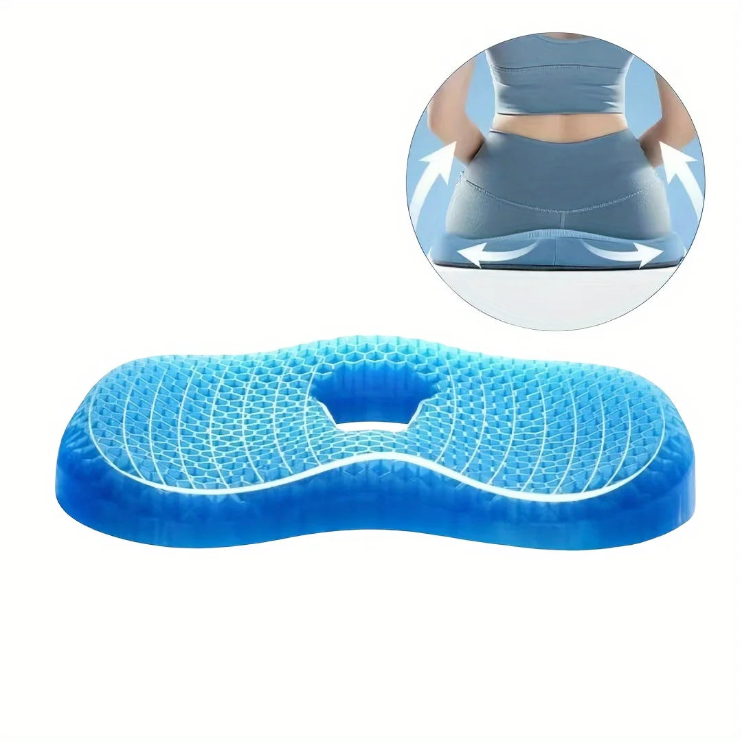 Comfortable Gel U-Shaped Seat Cushion | Ergonomic & Supportive