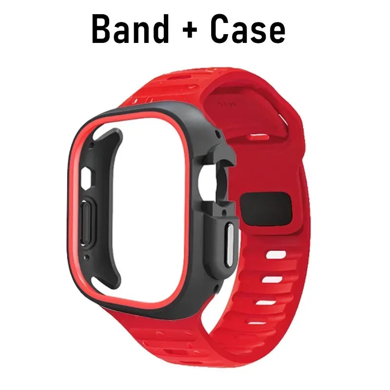 Versatile TPU Case & Silicone Strap for Smartwatches