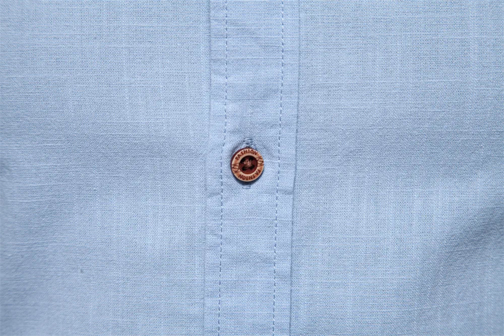 Men's 100% Cotton Casual Long Sleeve Shirt | Comfortable Embroidery