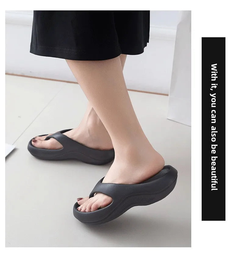 Women's Thick Platform EVA Flip Flops | Comfortable Beach Sandals
