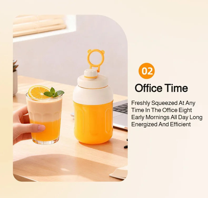 Portable Mini Blender | USB Rechargeable Juicer for Home & Travel
