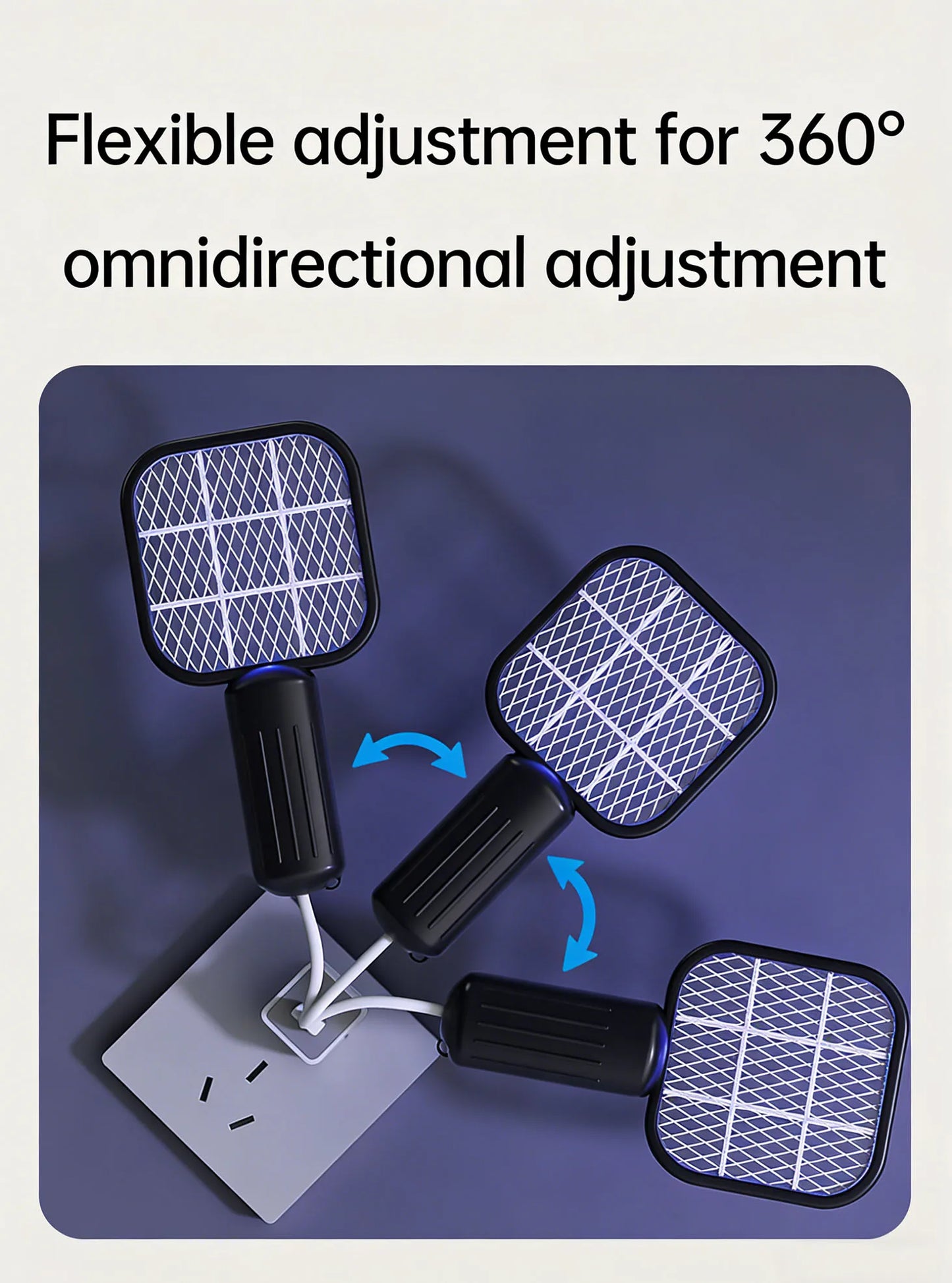 Portable USB Mosquito Swatter Trap | Effective Outdoor Insect Killer