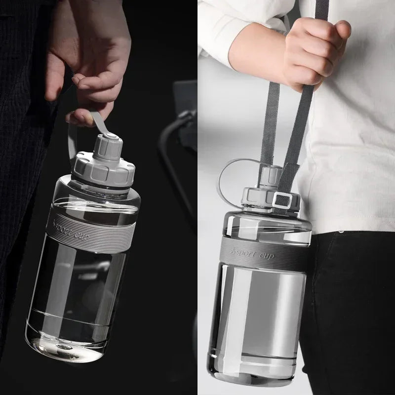 2 Liter Big Water Bottle with Straw | BPA Free Fitness Hydration