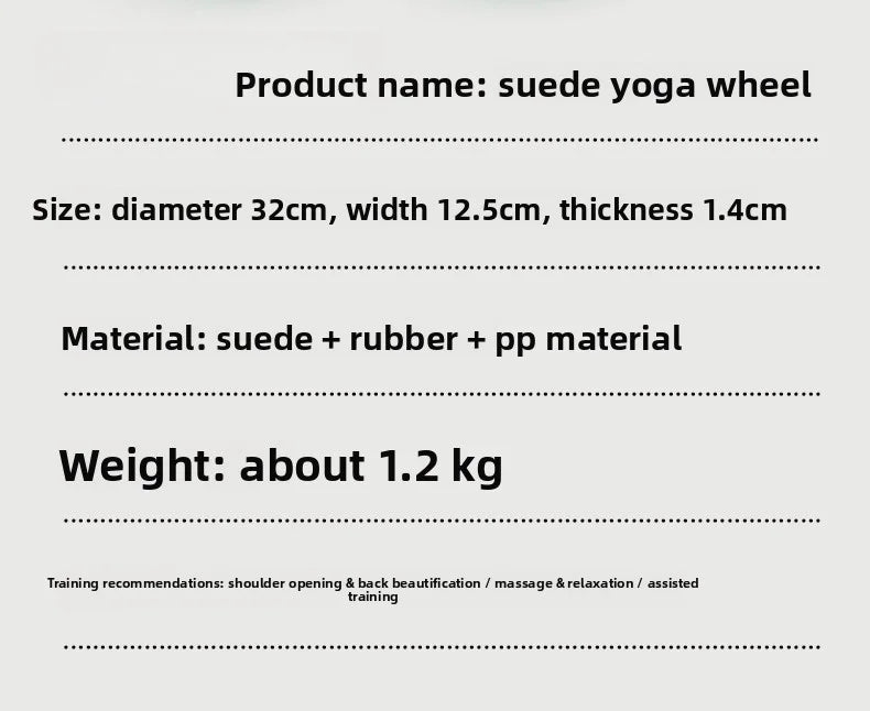 Rueda de Yoga Ecológica para Principiantes | Herramienta para Estirar la Espalda