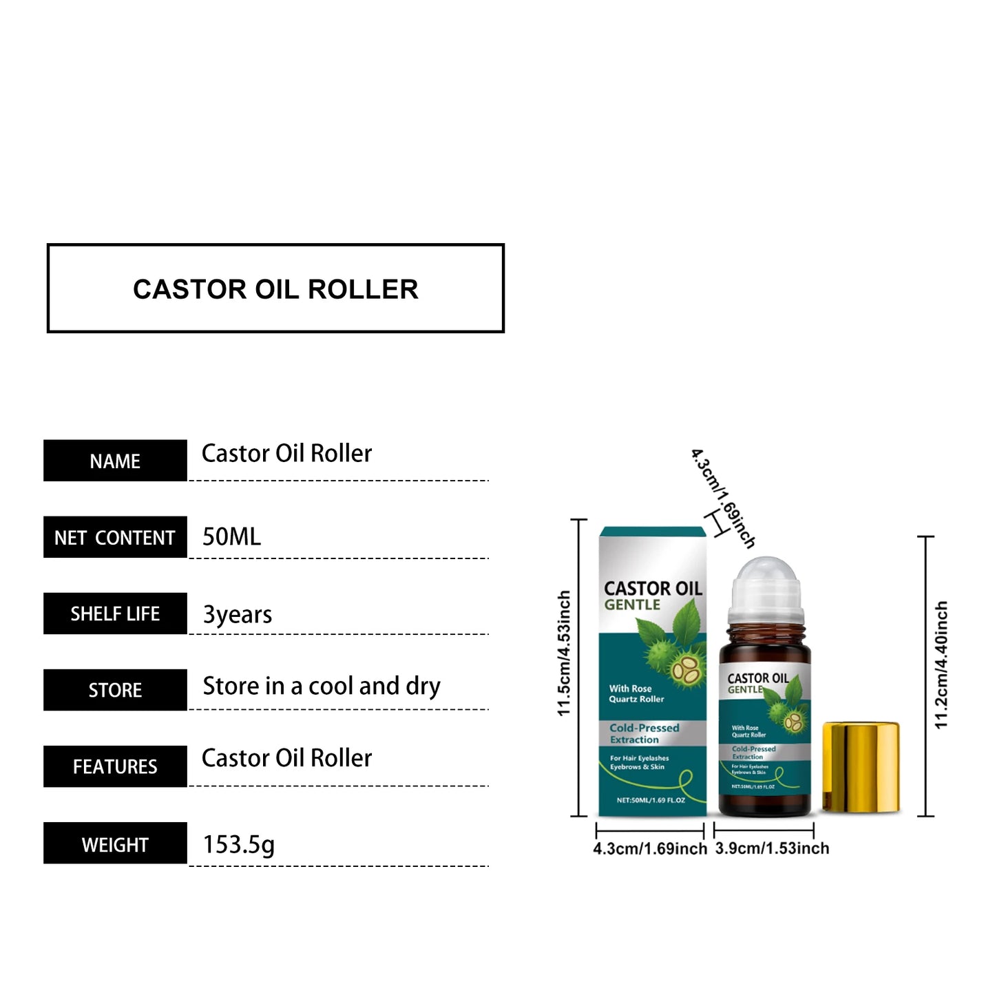 Natural Castor Oil for Hair & Skin | Deep Hydration & Growth