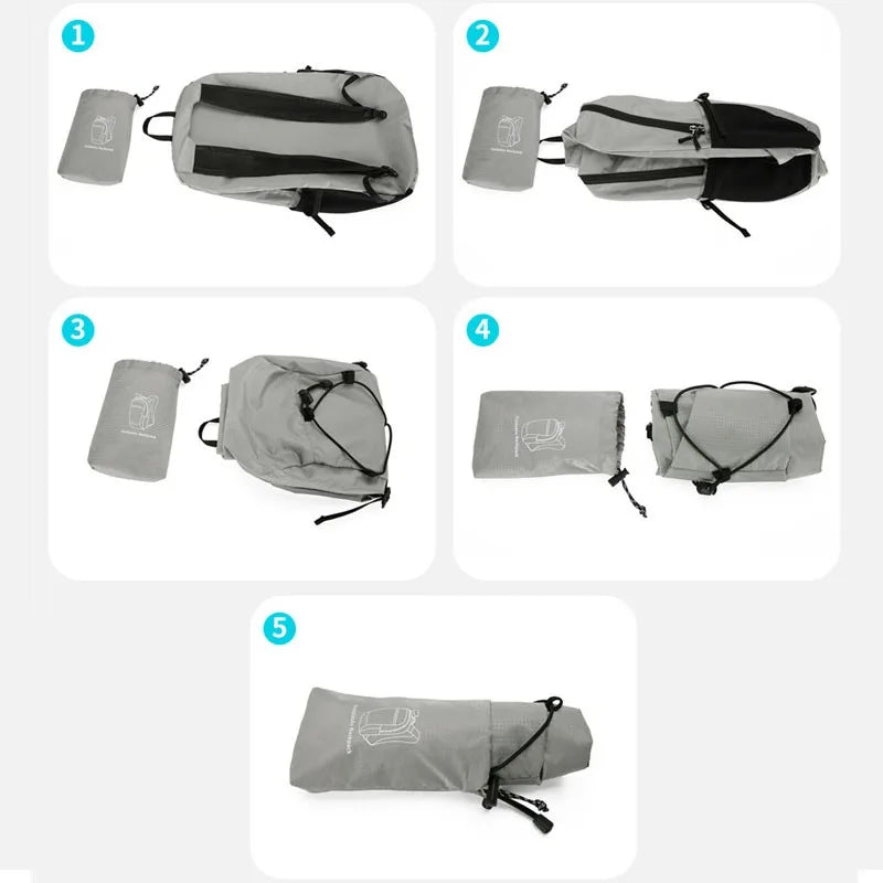 20L Lightweight Portable Foldable Waterproof Backpack for Travel
