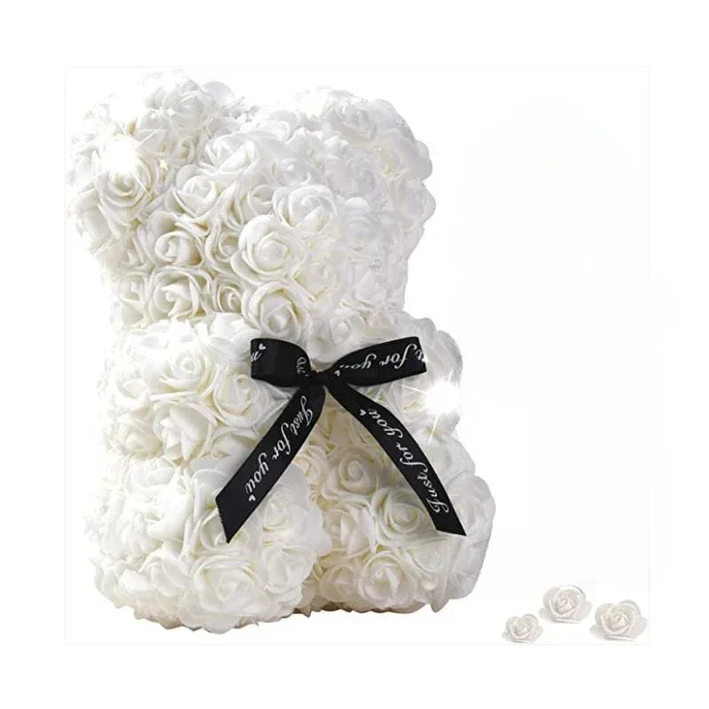 Artificial Flower Eternity Rose Teddy Bear | Perfect Gift for Moms