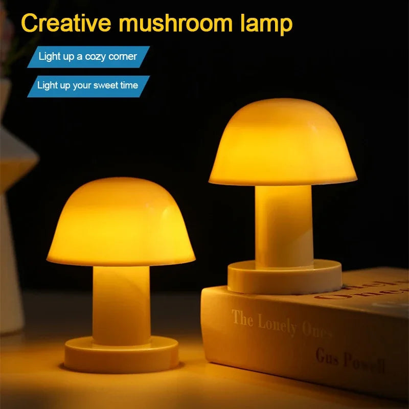 Creative Mushroom LED Night Light | Portable Cozy Decor