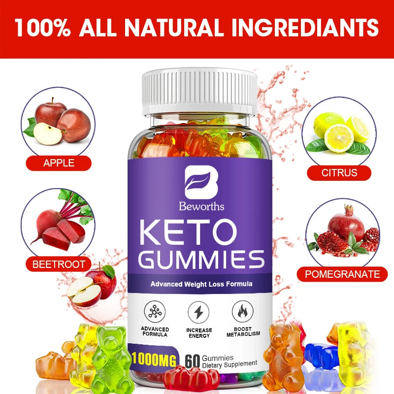 Keto Gummies for Weight Management & Detox | Burn Fat Easily