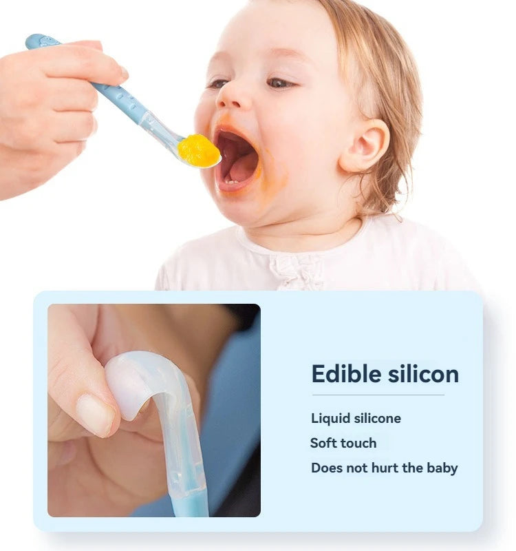 Dual-Head Baby Food Scraper Spoon | Essential Feeding Tool