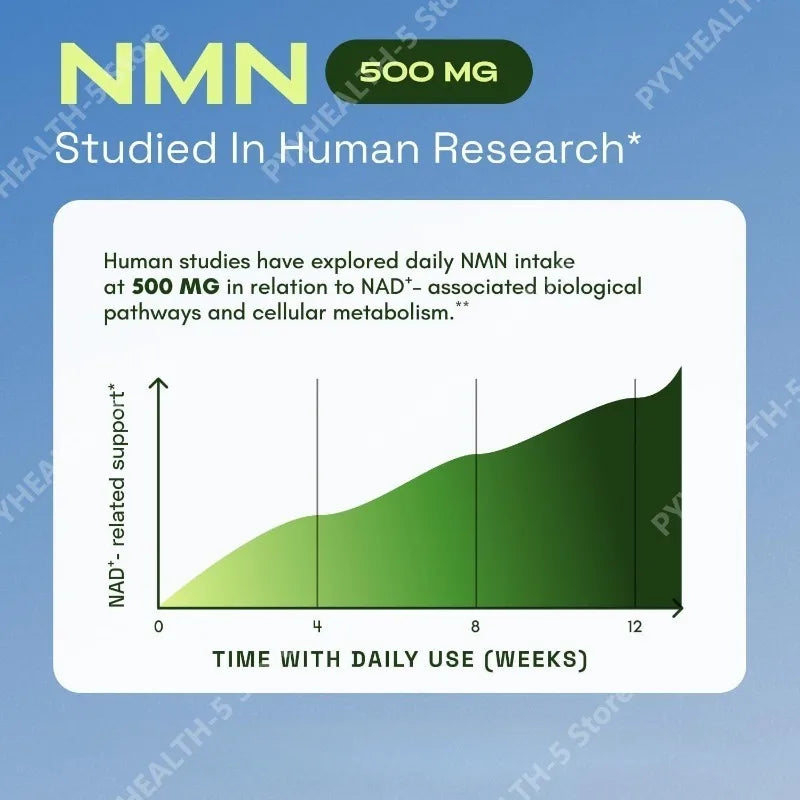 Premium NMN 1000 Mg Capsule Supplement for Energy & Vitality