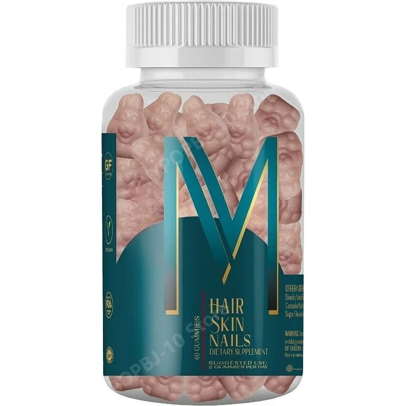 Hair Skin Nail Gummies | Daily Biotin Multivitamin Supplement