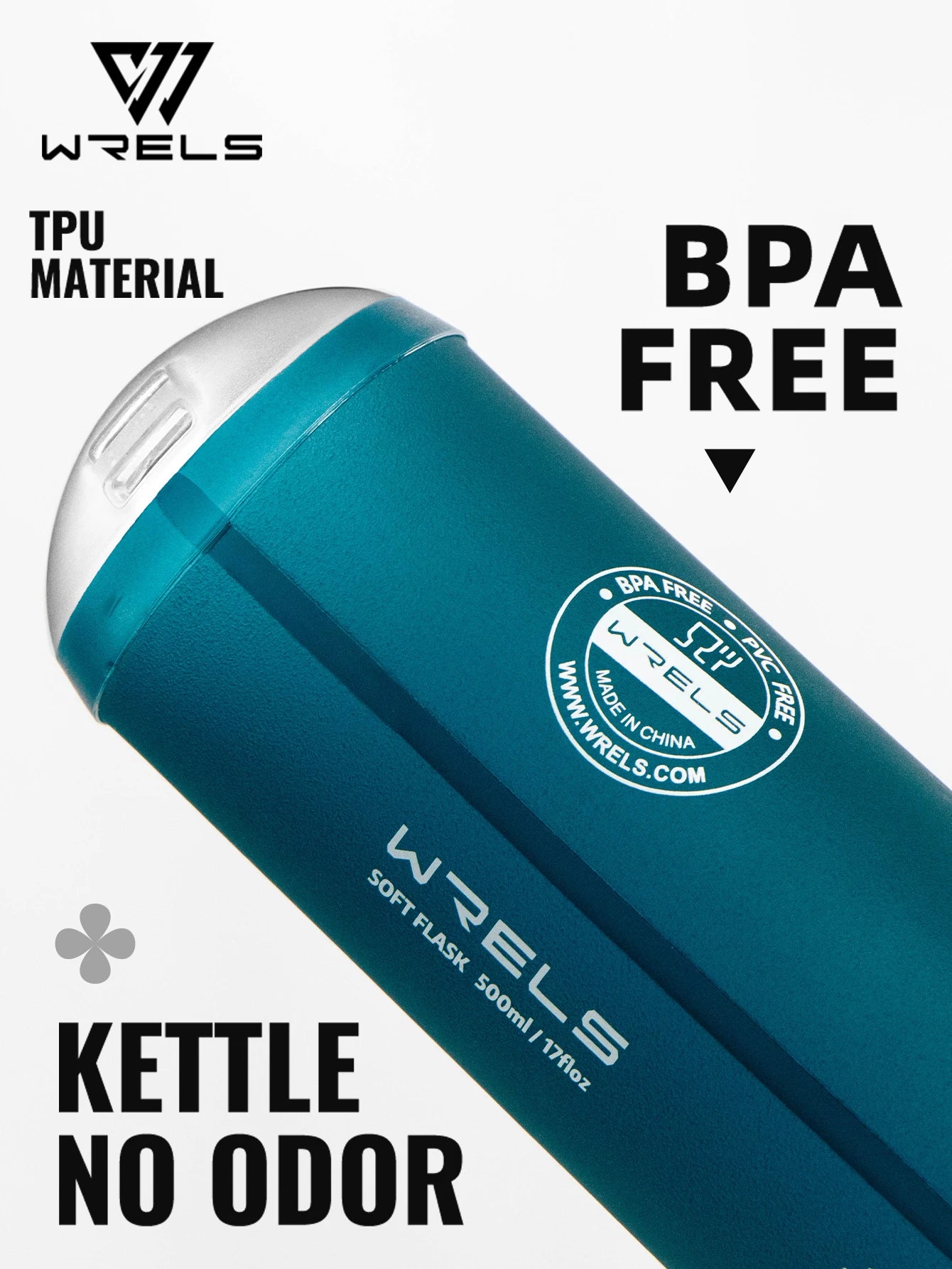500ML Collapsible Sports Water Bottle | BPA-Free Soft Flask
