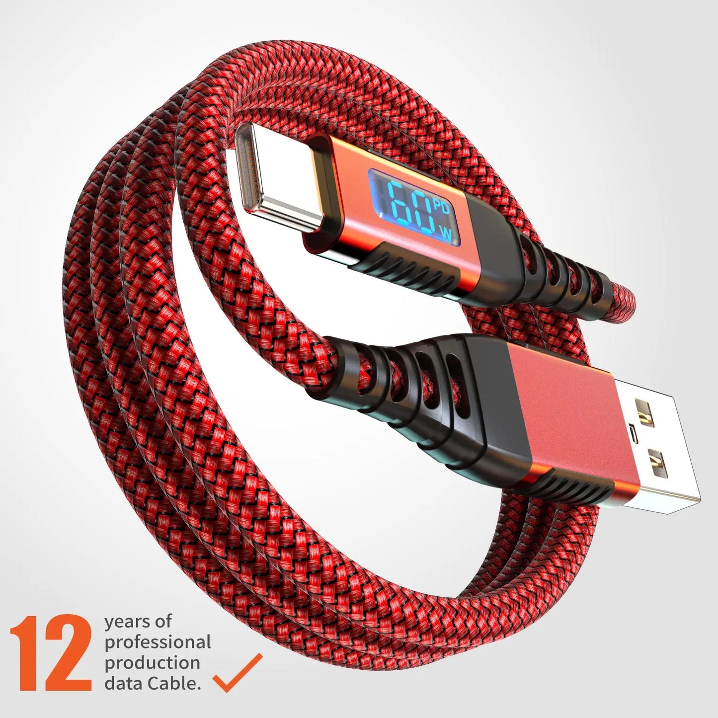 60W USB Type-C Fast Charging Cable | Universal Compatibility