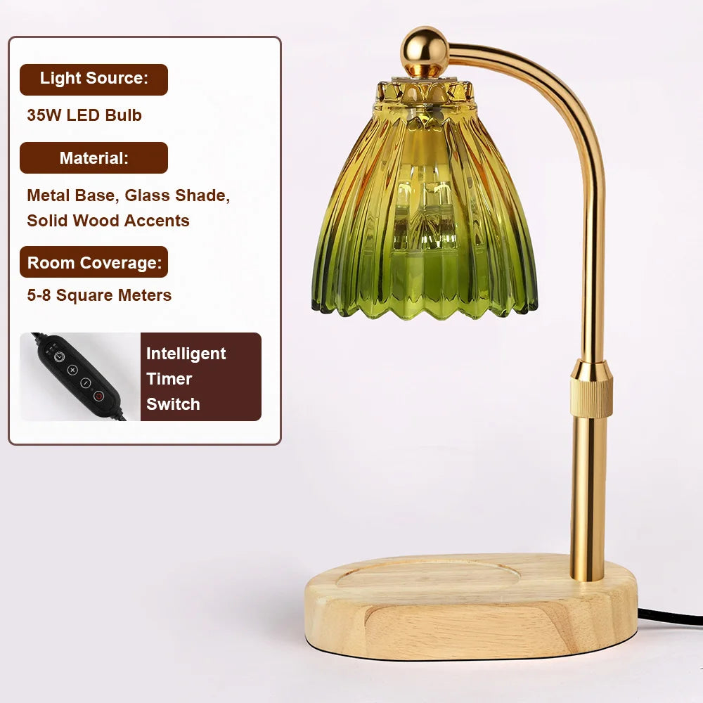 Candle Warmer Lamp with Timer | Aromatherapy Night Light