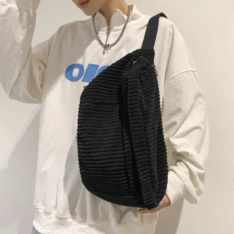 Large Capacity Casual Waist Bag | Stylish Crossbody Phone Purse