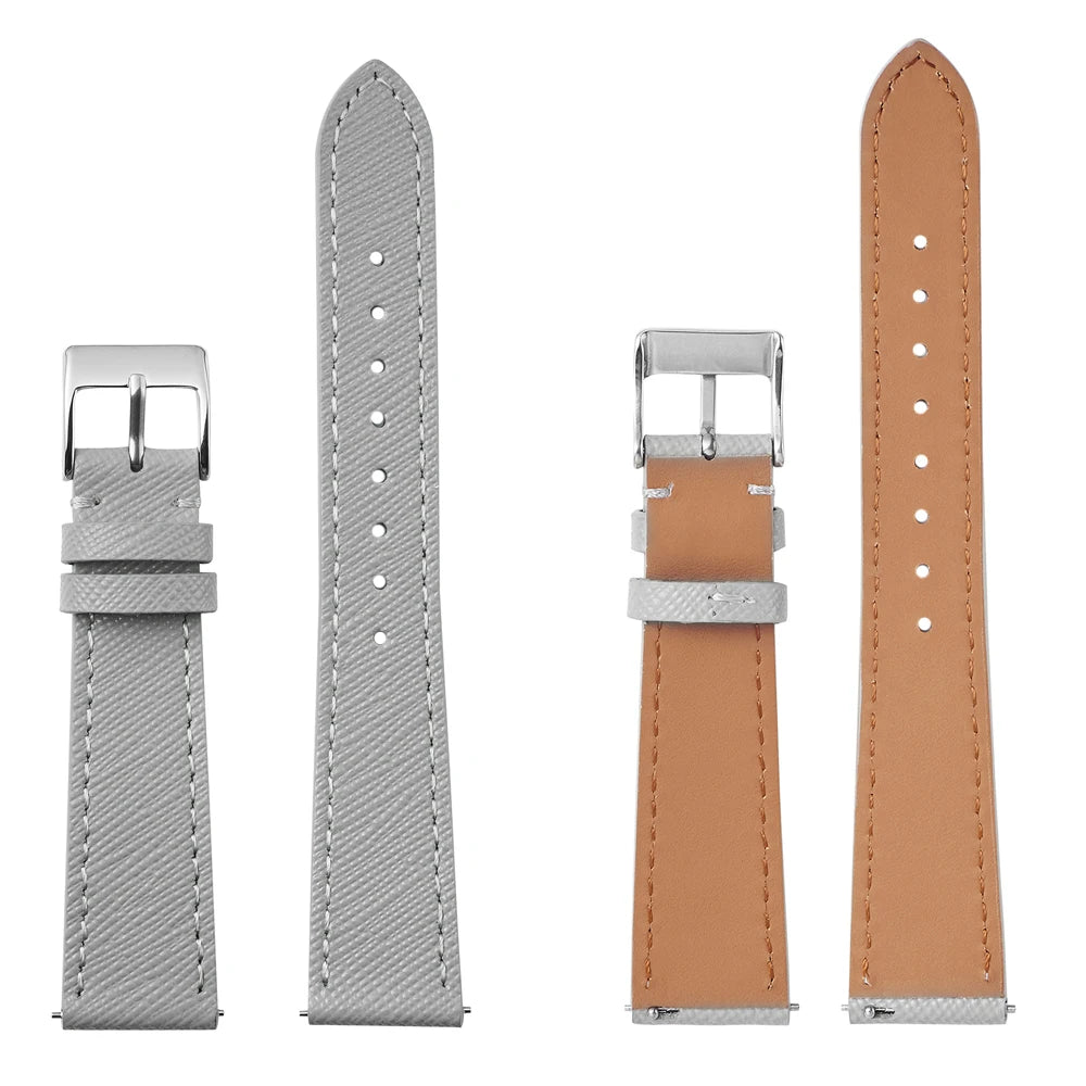 Calfskin Leather Watch Strap | Quick Release, Handmade Design