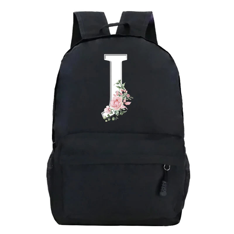 Stylish Pink Floral Backpack for College Students | Trendy Floral Design