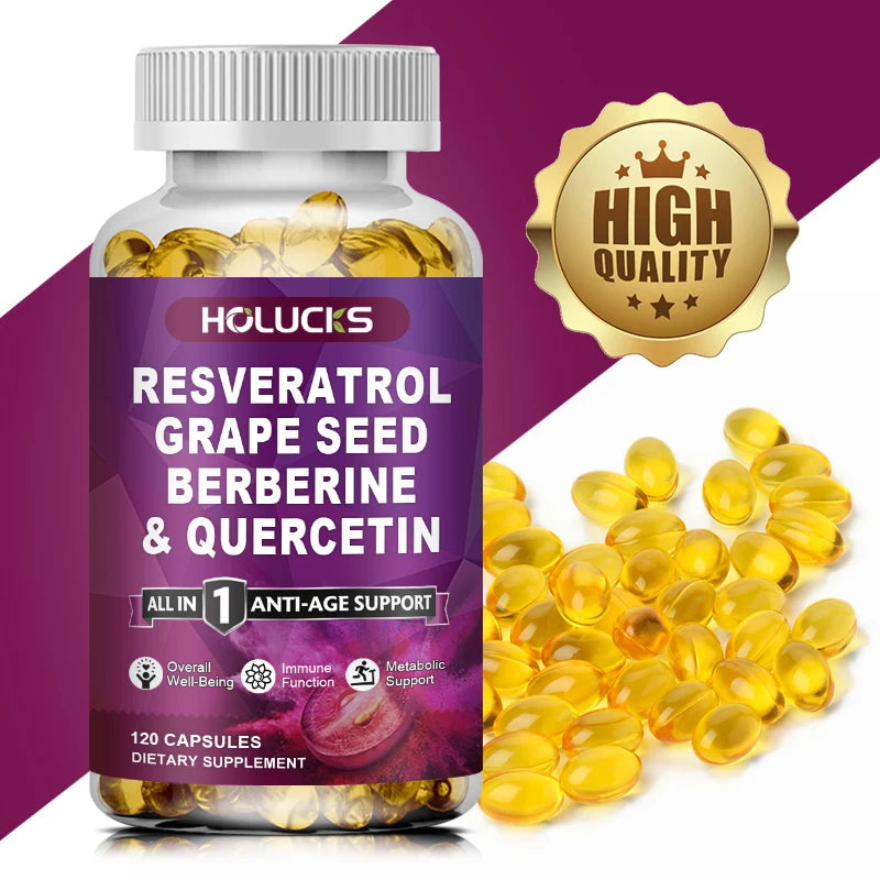 Resveratrol Supplement for NAD+ Boost, Anti-Aging & Wellness