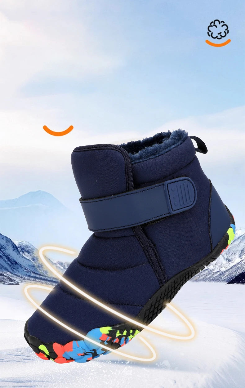 Kids Waterproof Snow Boots | Comfortable & Warm Fur Lined Boots