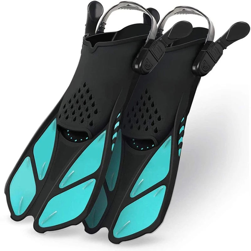 5PCS Snorkeling Set | Dive Mask, Snorkel & Adjustable Fins