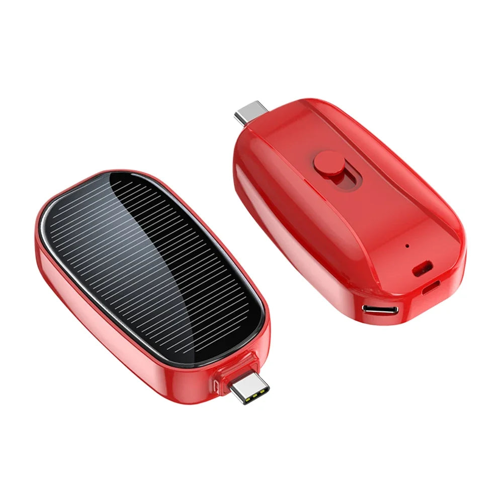 Portable Solar Power Bank 1200mAh | Fast Charging External Battery