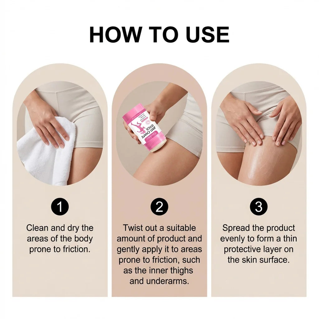 Thigh Anti-Friction Stick | Sweat-Proof Chafing Protection