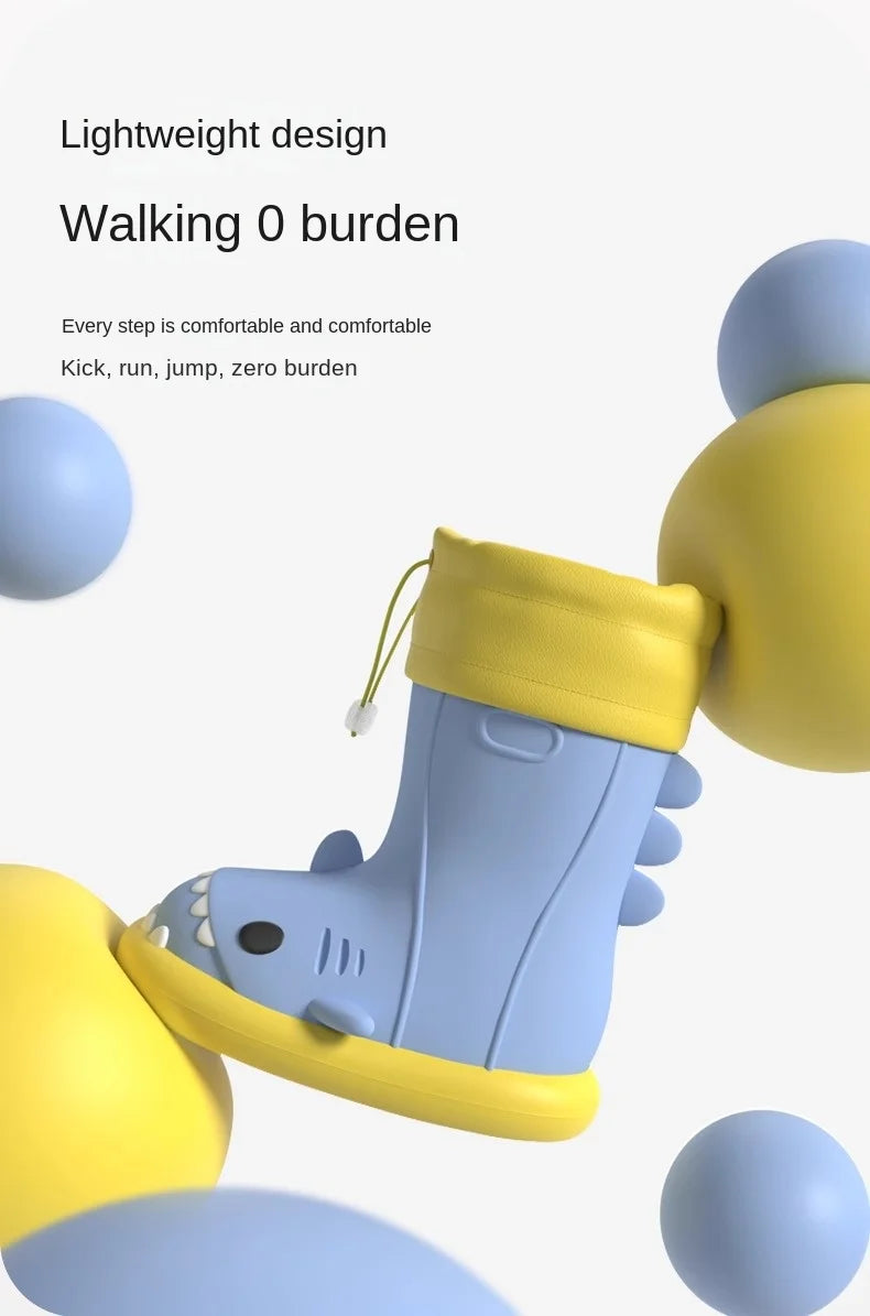 Children's Waterproof Cartoon Rain Boots | Non-Slip Water Shoes