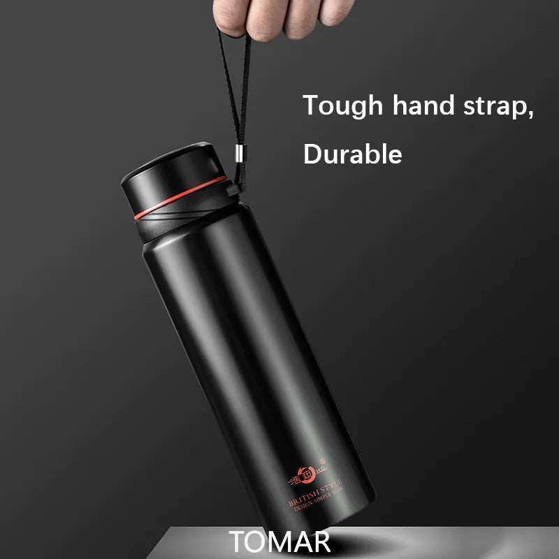 Large Capacity Insulated Stainless Steel Thermos with Temperature Display