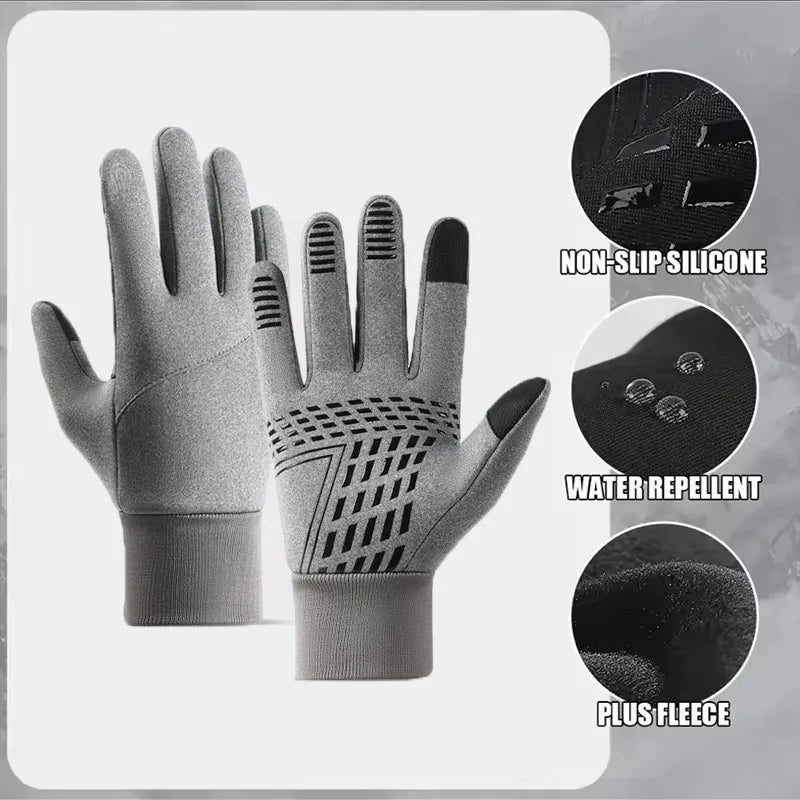 Warm Windproof Touch Screen Cycling Gloves for Autumn & Winter