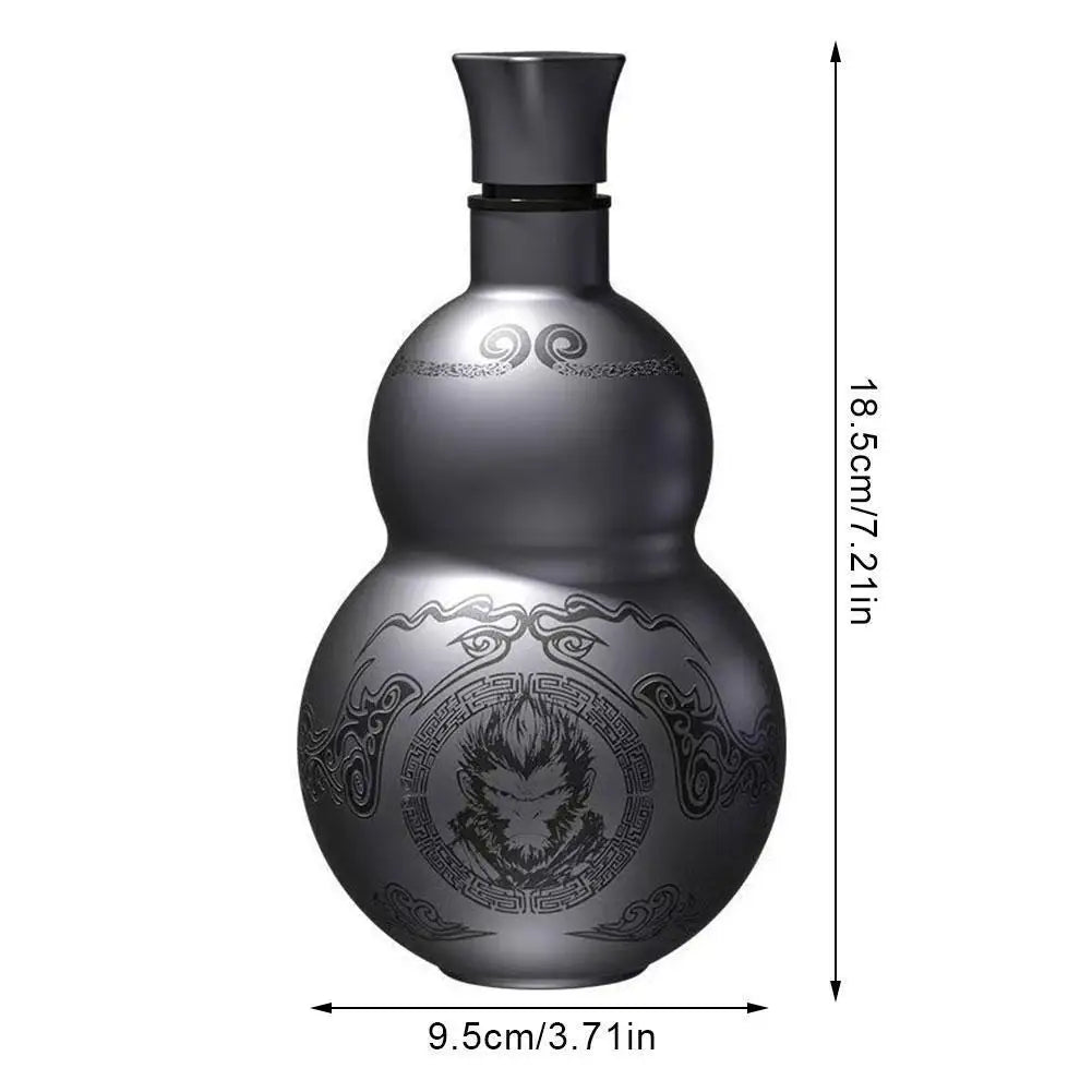 Large Capacity Stainless Steel Gourd Water Bottle | Thermal Insulation Cup