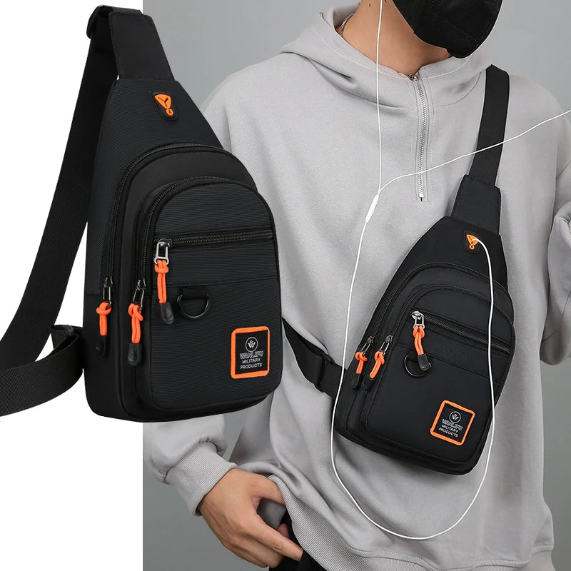 Men's Waterproof Outdoor Hiking Shoulder Bag | Crossbody Travel Pack
