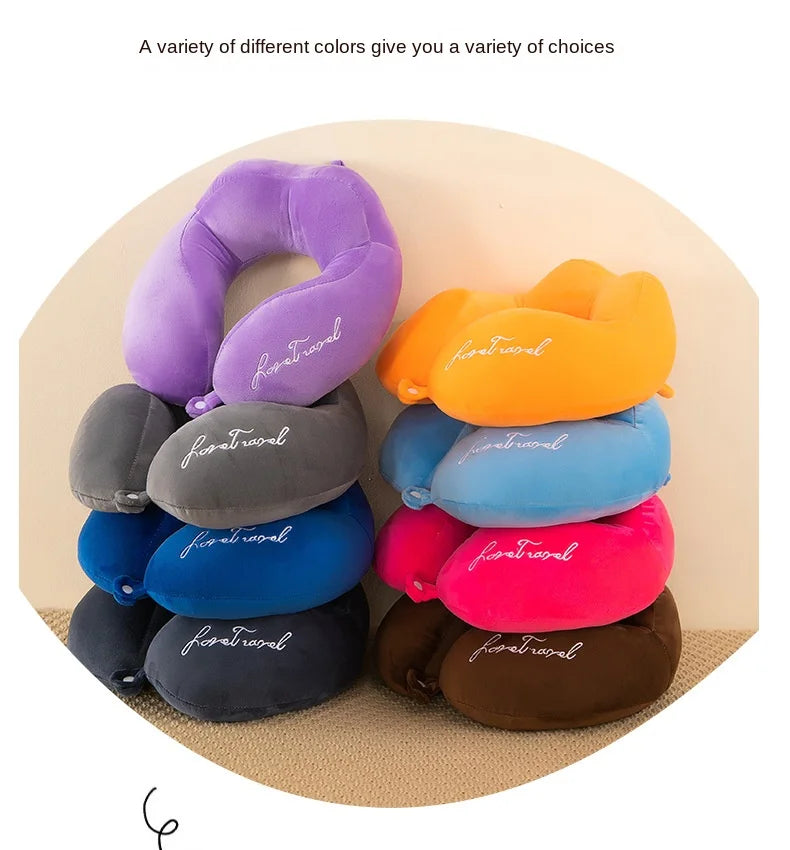 Comfortable U-Shaped Neck Pillow for Travel | Soft Support Cushion