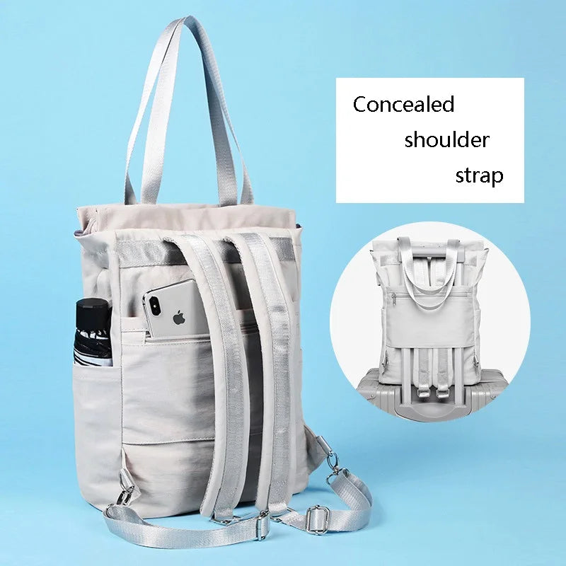 Stylish Waterproof Laptop Backpack for Women | USB Charging