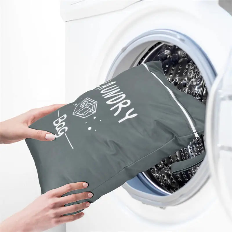 Waterproof Reusable Laundry Bags with Zip | Perfect for Travel & Fitness