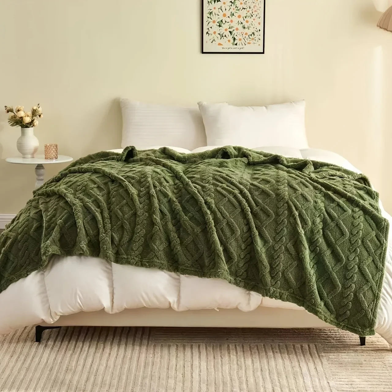 Thick Fleece Infant Blanket | Ultra Soft & Hypoallergenic Baby Blanket