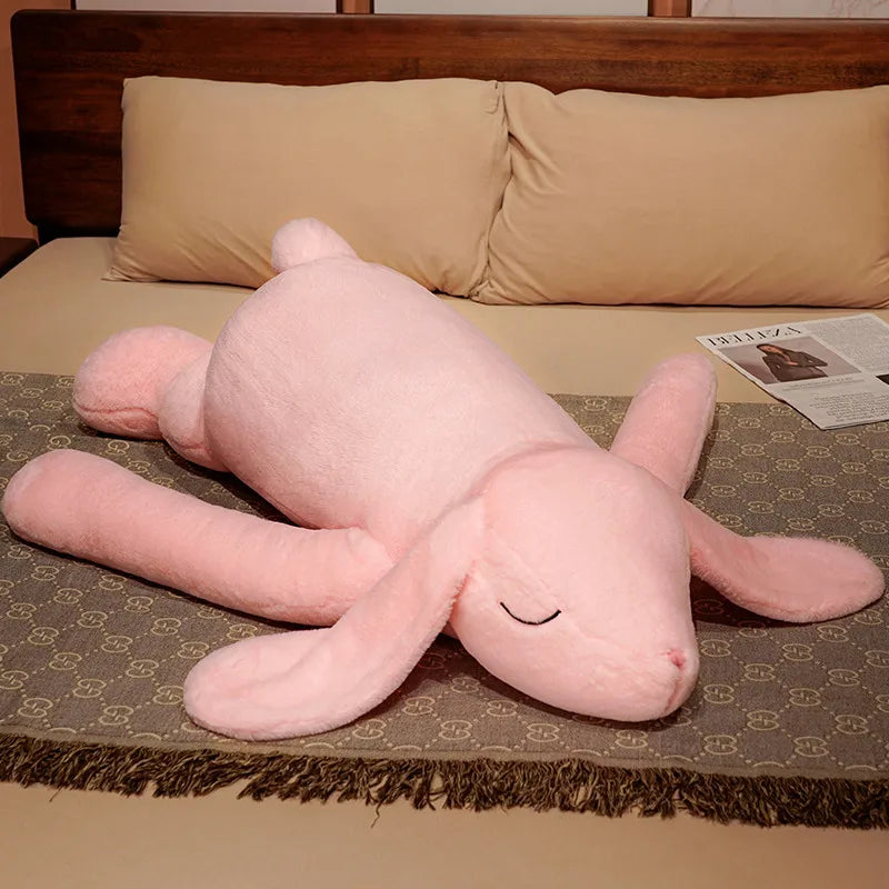 Giant Cute Cartoon Bunny Plush Toy | Soft Stuffed Rabbit Pillow