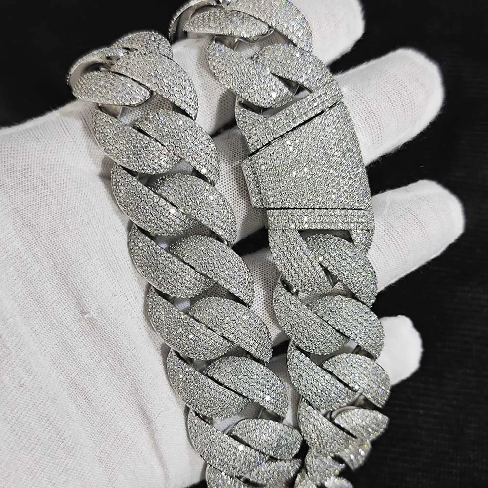 Luxury 24mm Diamond Chain Necklace | Iced Out Hip Hop Style