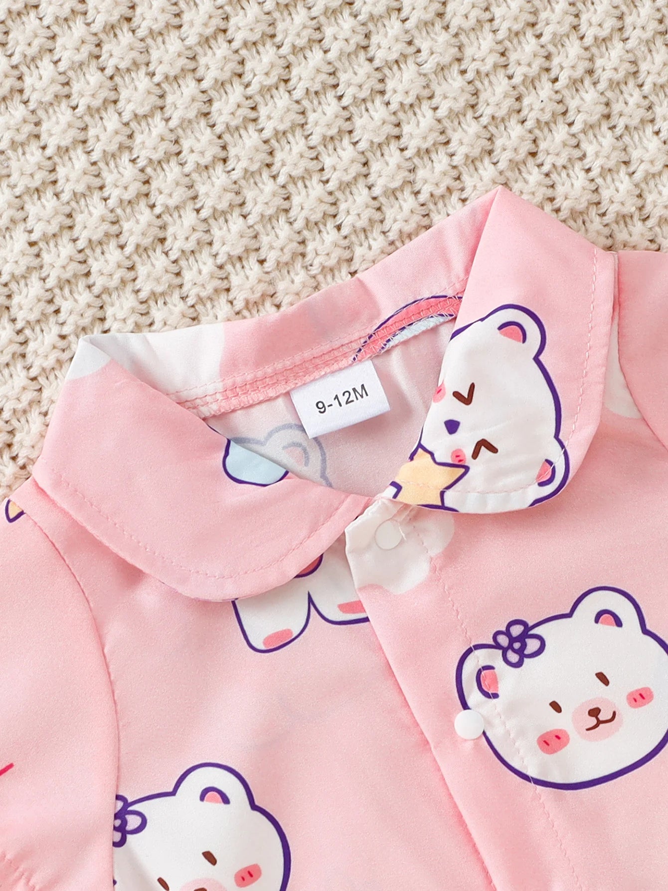 Baby Girl Short Sleeve Cotton Romper | Soft & Cute Daily Wear
