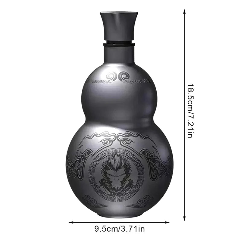 Portable Gourd Style Insulated Water Bottle | 500ml Drink Container