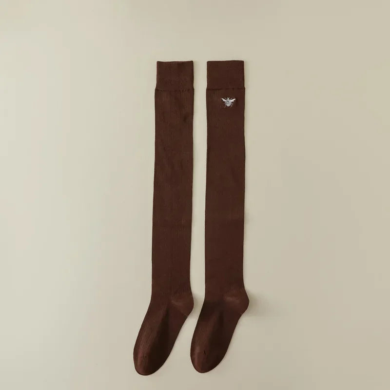Stylish Women's Cotton Thigh High Stockings | Trendy and Comfortable